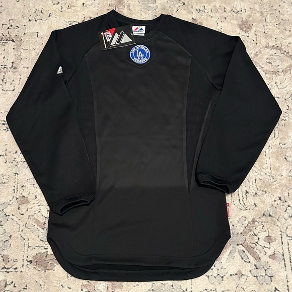 Majestic Other - Majestic Authentic Los Angeles Dodgers Therma Base Pullover Sweatshirt Youth XL